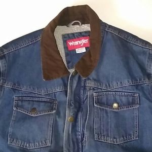 UPDATED Faux Sherpa Lined Denim Jacket 2XL/2XG